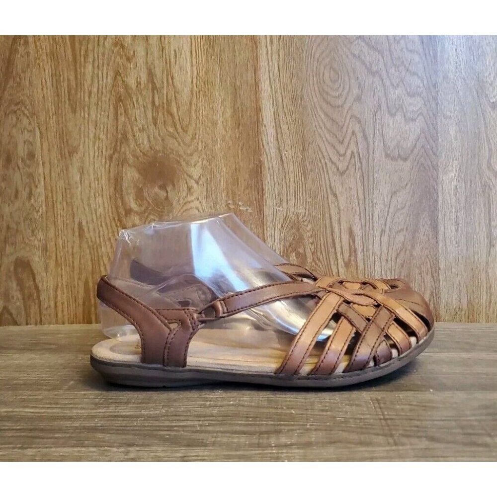 Earth Origins Tan Woven Sandals